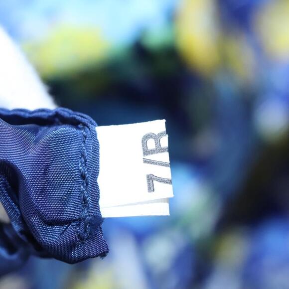 PRADA Flower Tote Bag Nylon Blue - Picture 11 of 16